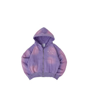 Load image into Gallery viewer, Sunfade Lavender Zip Up
